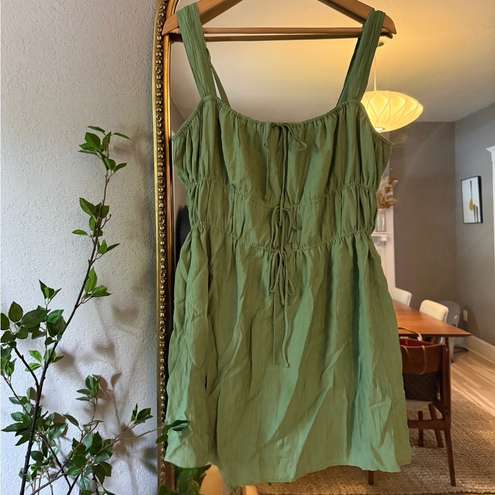 Abercrombie & Fitch Dress with front-tie bow detail | NWT